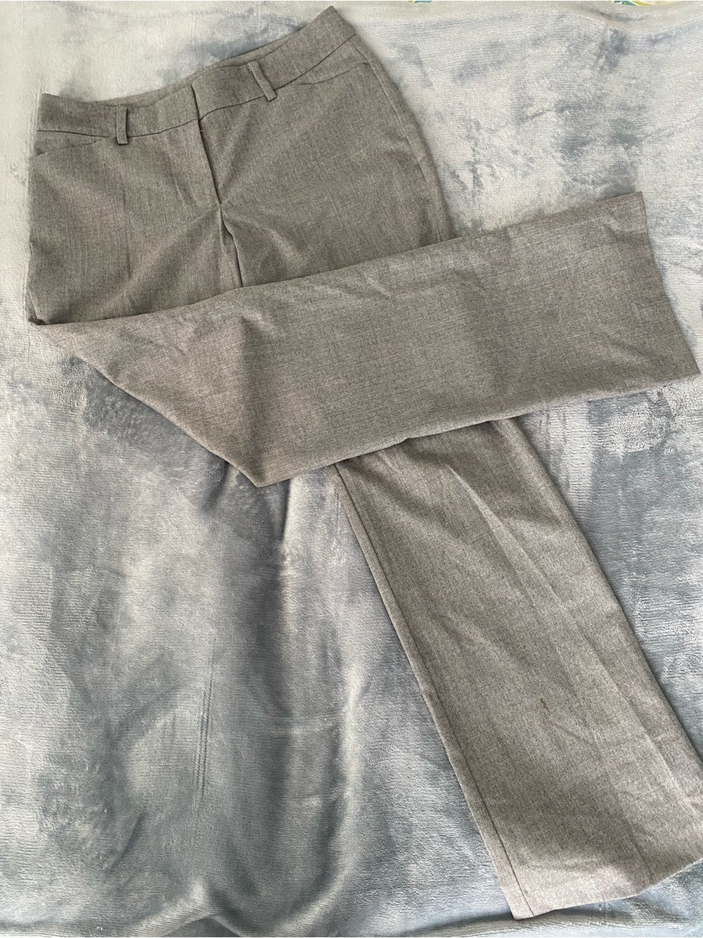Gray Wool Ann Taylor Curvy Fit Trousers size 6